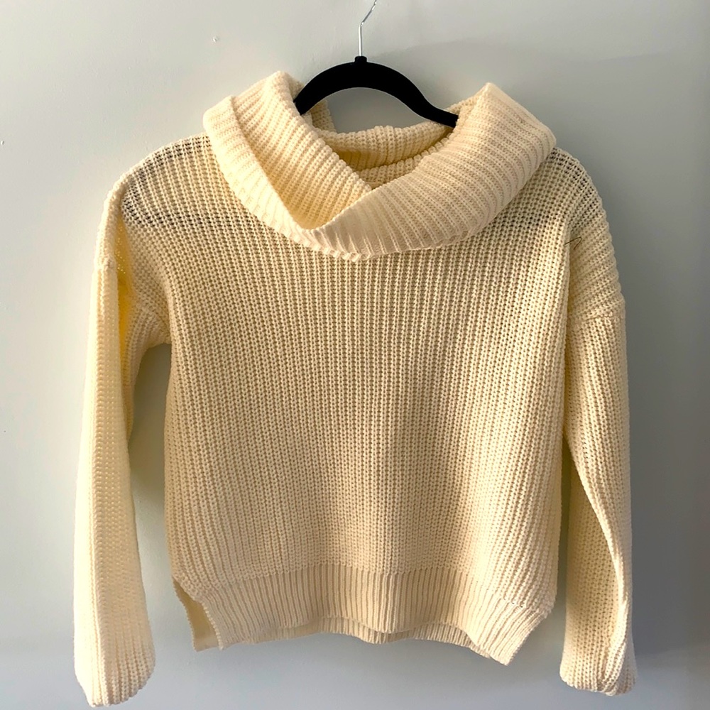 Poof excellence thrifted sweater